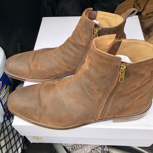 Alston Grey Cowhide Chelsea Boots sz 13